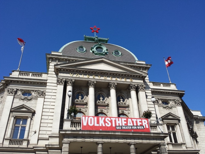 Here you can see the Volkstheater, which was built by request of the citizens of Vienna