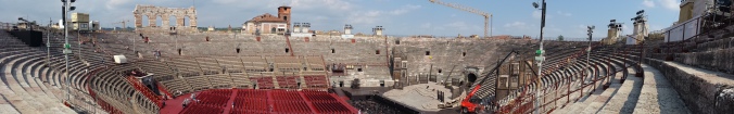 Panoramic view of the Arena